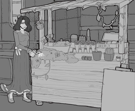 OC Commission - For @kelpsyberries.bsky.social